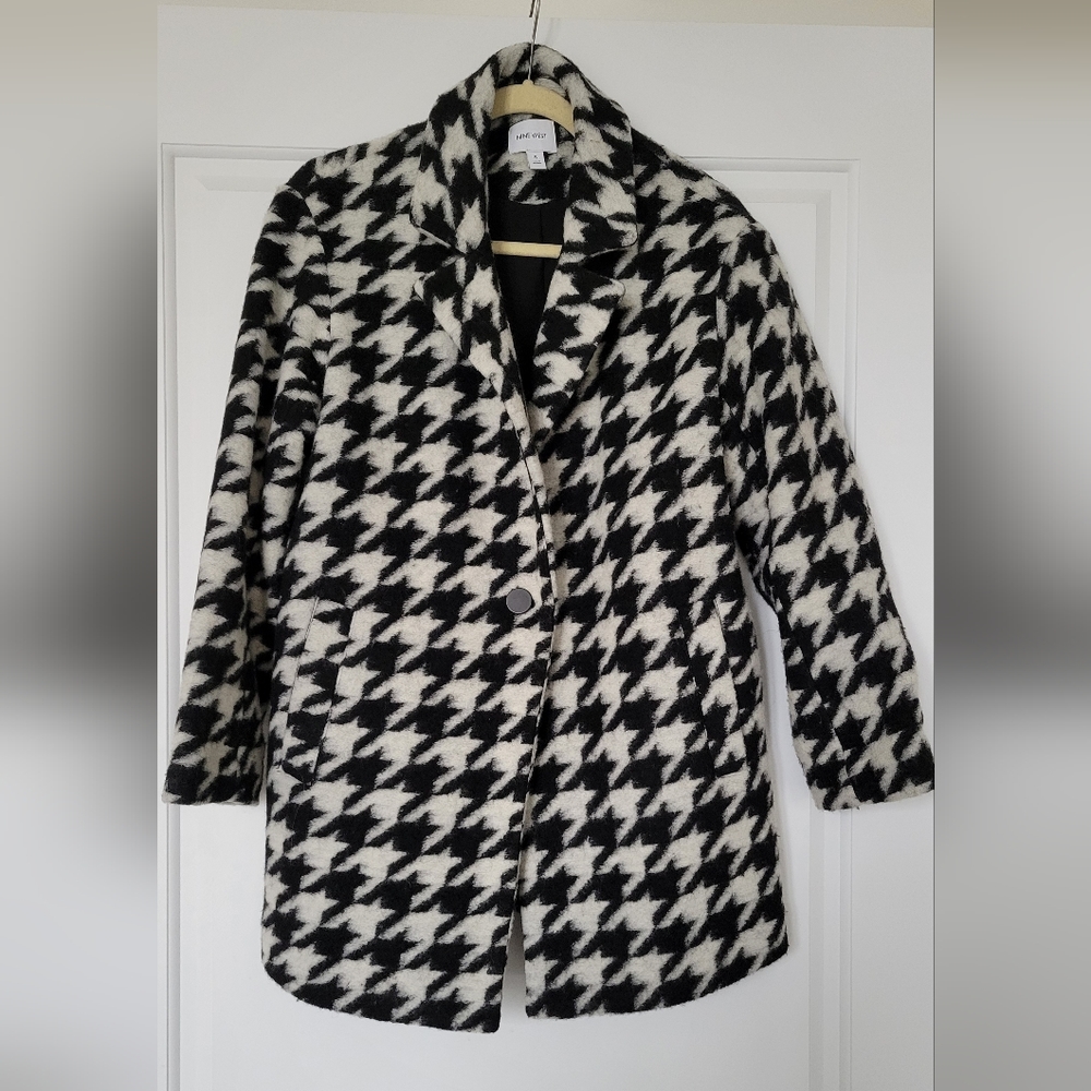 Nine West Houndstooth Coat